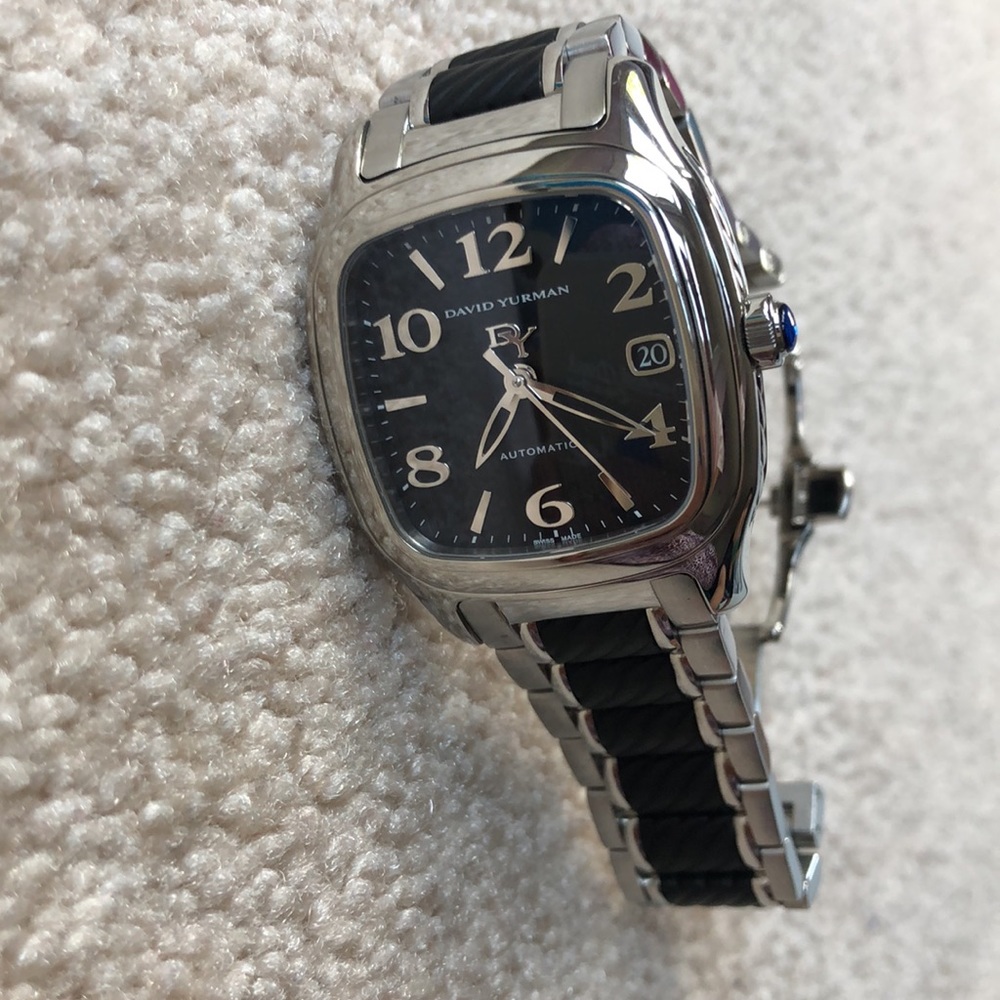 DavidYurman Thoroughbred Automatic BlackDial Watch